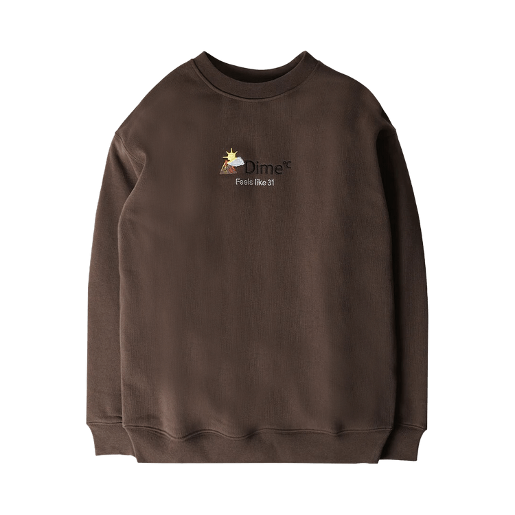 Dime Weather Sweatshirt "Walnut"
