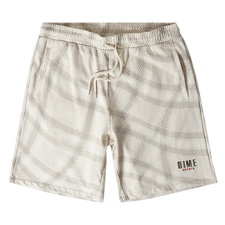 Dime Plaid Shorts "Cream"
