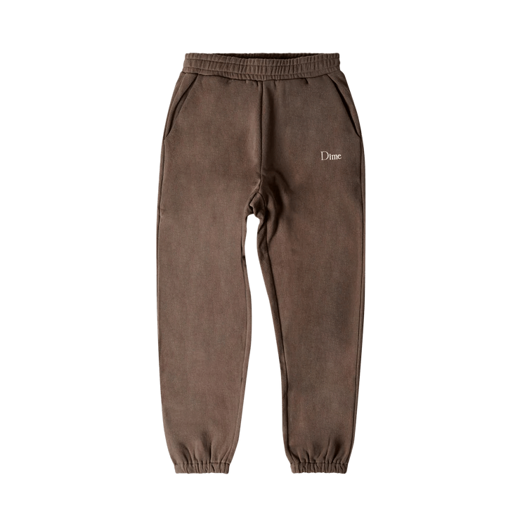 Dime Classic Small Logo Sweatpants "Driftwood"