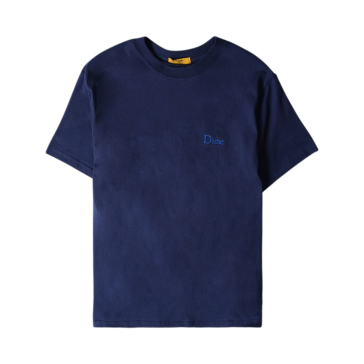 Dime Classic Small Logo T-Shirt "Navy"