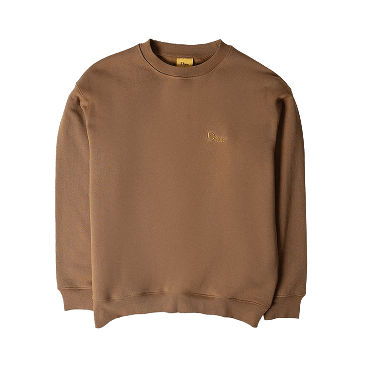 Dime Classic Small Logo Crewneck Sweatshirt "Cappuccino"