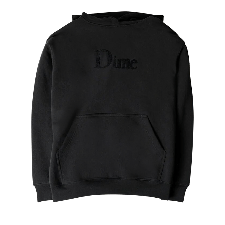 Dime Classic Chenille Logo Hoodie "Black"