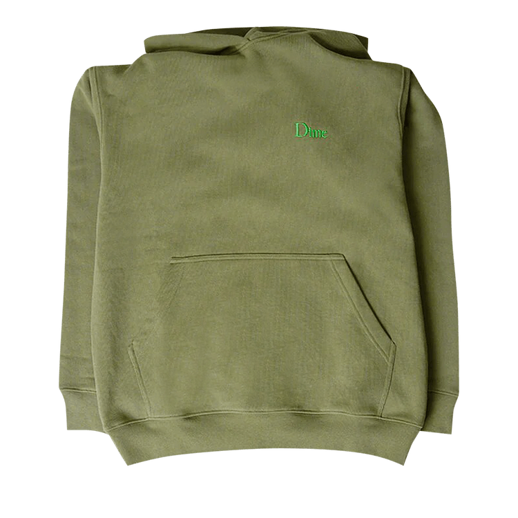 Dime Classic Small Logo Hoodie "Green"