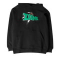 Dime Encino Chenille Hoodie "Black"