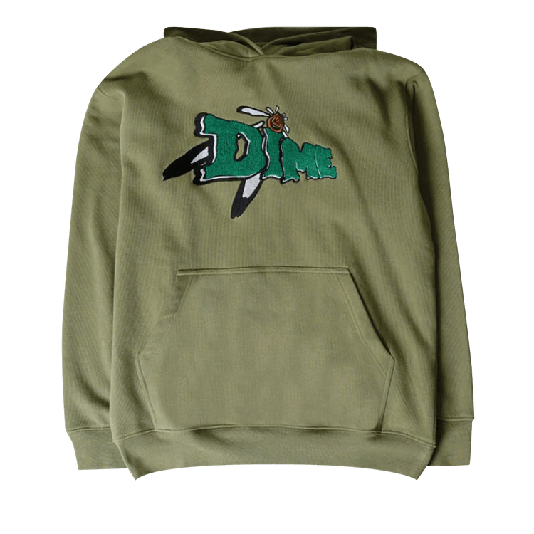 Dime Encino Chenille Hoodie "Green"