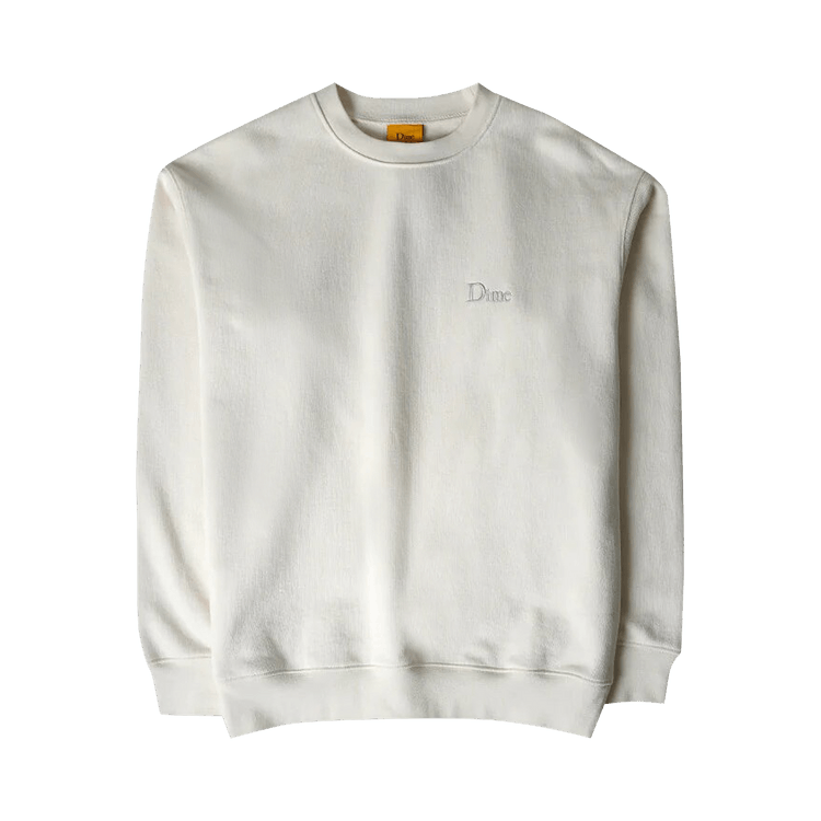 Dime Classic Small Logo Crewneck "Bone"