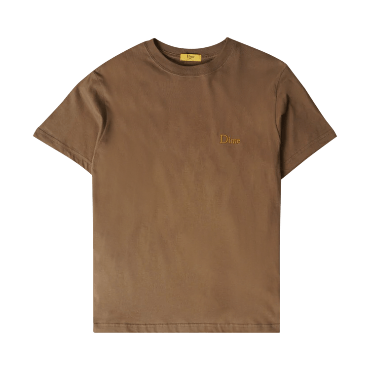 Dime Classic Small Logo T-Shirt "Brown"