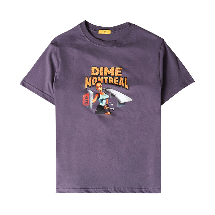 Dime Lara T-Shirt "Dark Purple"