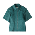 Jil Sander Short-Sleeve Overshirt "Green"