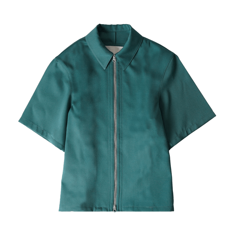 Jil Sander Short-Sleeve Overshirt "Green"