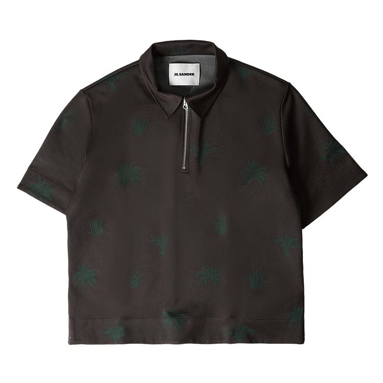 Jil Sander Short-Sleeve Polo "Brown"
