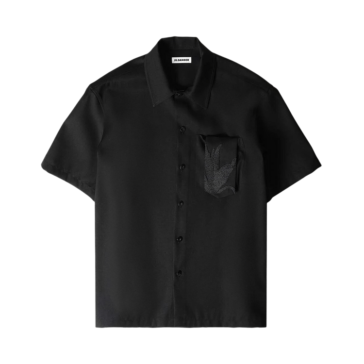 Jil Sander Light Wool Shirt "Black"