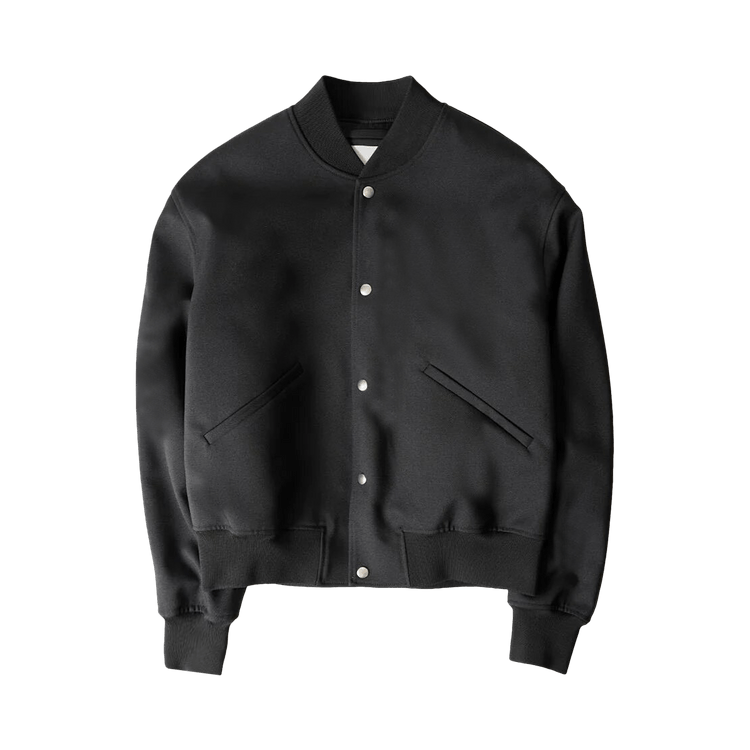 Jil Sander Recycled Polyester Bomber Jacket "Black"
