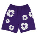 Denim Tears The Cotton Wreath Shorts "Purple"