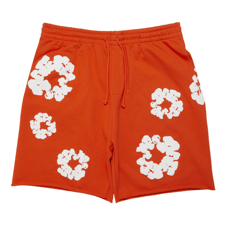 Denim Tears The Cotton Wreath Shorts "Orange"