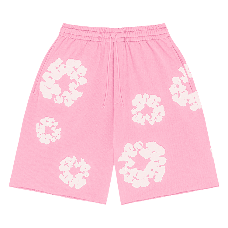 Denim Tears The Cotton Wreath Shorts "Pink"