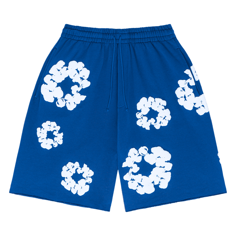 Denim Tears The Cotton Wreath Shorts "Royal Blue"