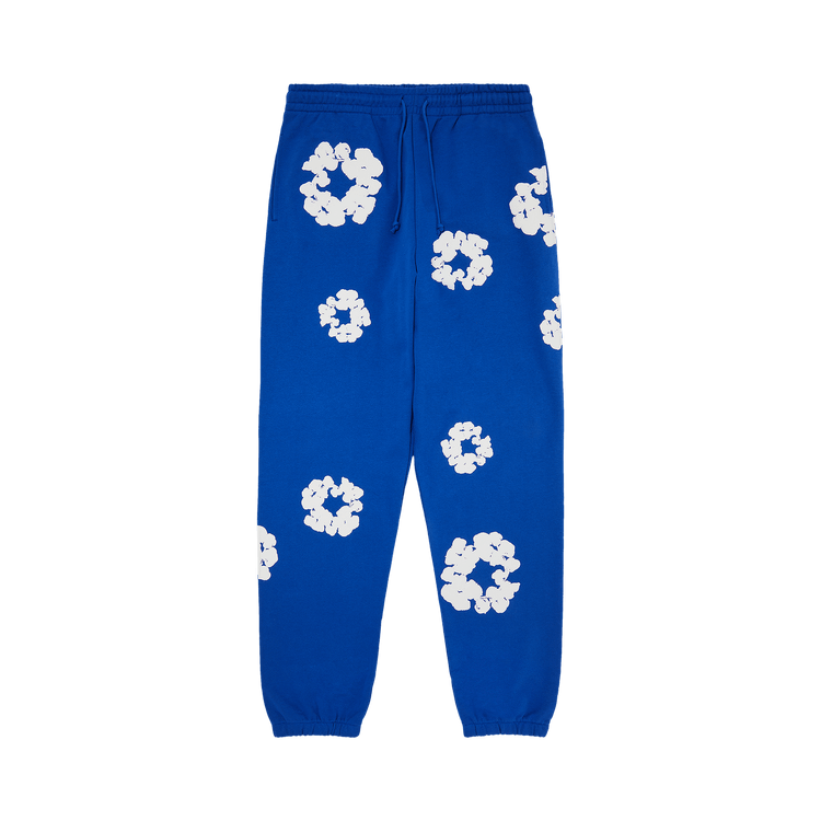 Denim Tears The Cotton Wreath Sweatpants "Royal Blue"
