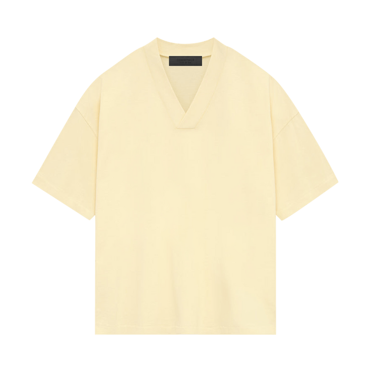 Fear of God Essentials V Neck T-Shirt "Garden Yellow"