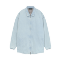 Fear of God Essentials Filled Shirt Jacket "Light Washed Denim"