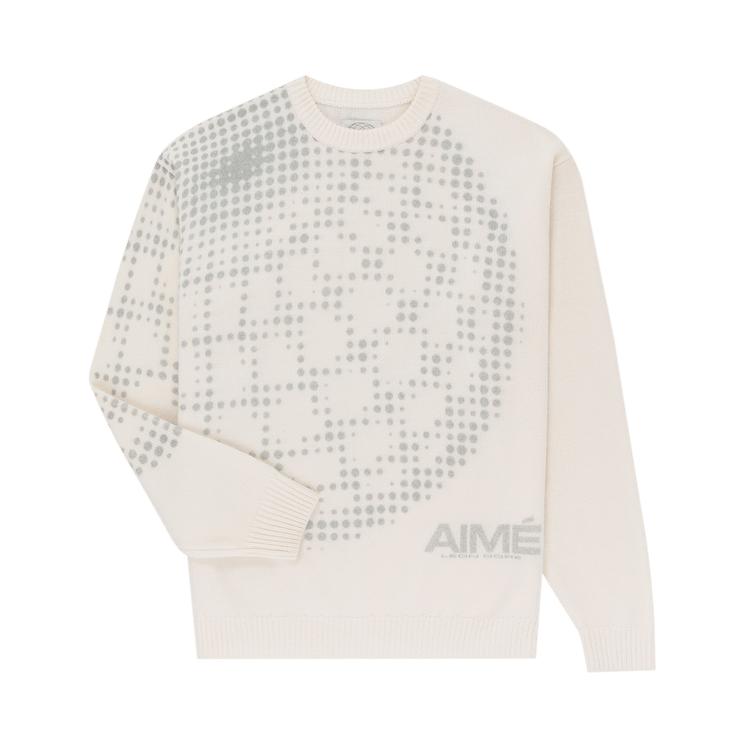 Aimé Leon Dore x New Balance Geo Print Crewneck Sweater "Pristine"