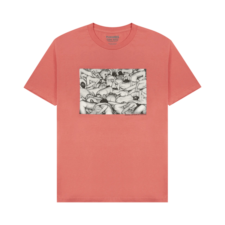 Pleasures Orgy Tee "Coral"