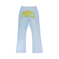 PURPLE BRAND Collegiate Flared Pants "Blue"