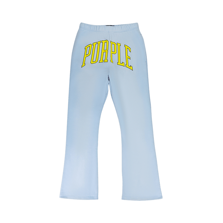 PURPLE BRAND Collegiate Flared Pants "Blue"