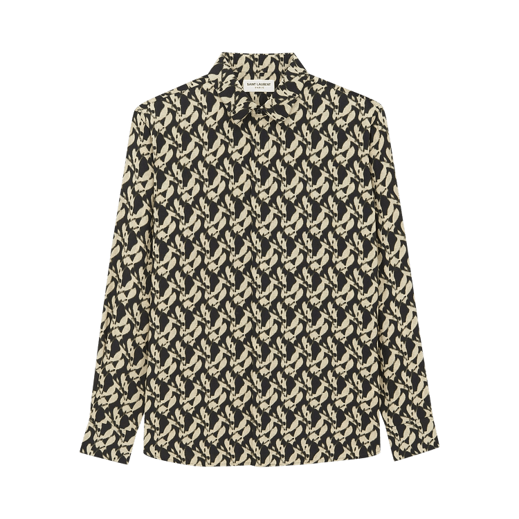 Saint Laurent Chemise Printed Shirt "Black/Sand"