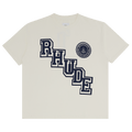 Rhude Collegiate Crest Tee "Vintage White"