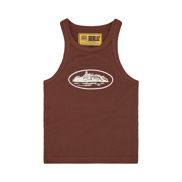 Corteiz Alcatraz Tank Top "Brown"