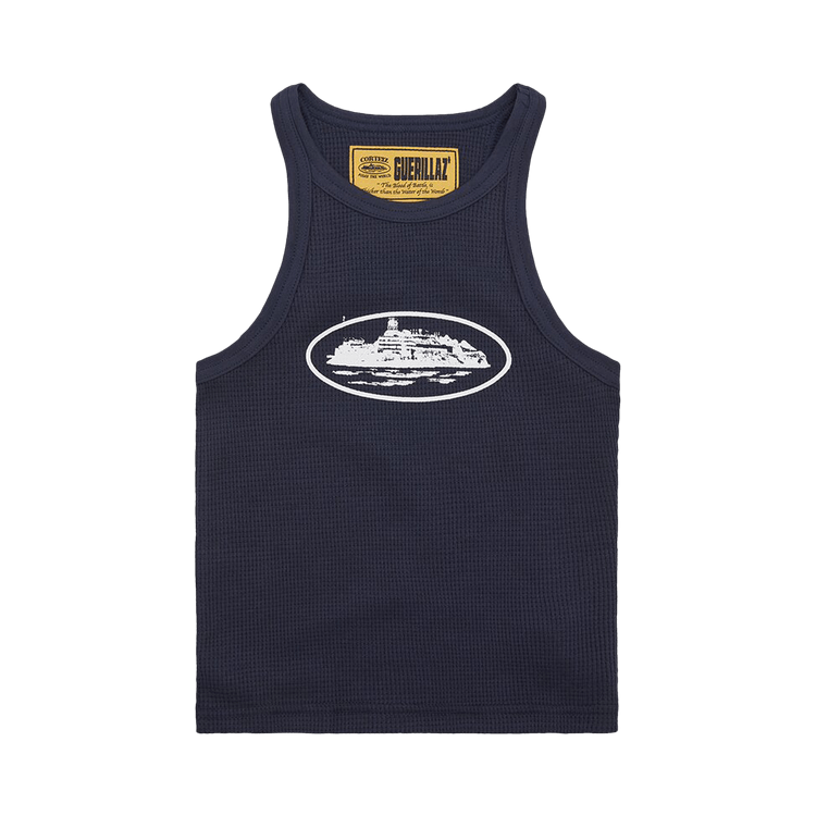 Corteiz Guerillaz* Tank Top "Navy/White"