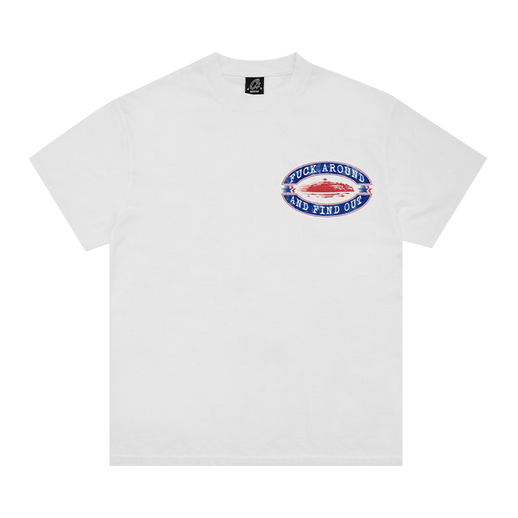 Corteiz Fuck Around Tee *New Blank* "White"