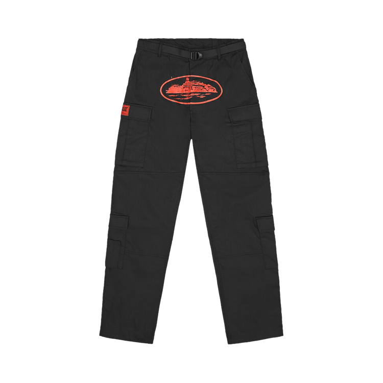Corteiz Guerillaz* Cargos "Black/Red"