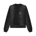 Amiri Logo Shotgun Crewneck "Faded Black"
