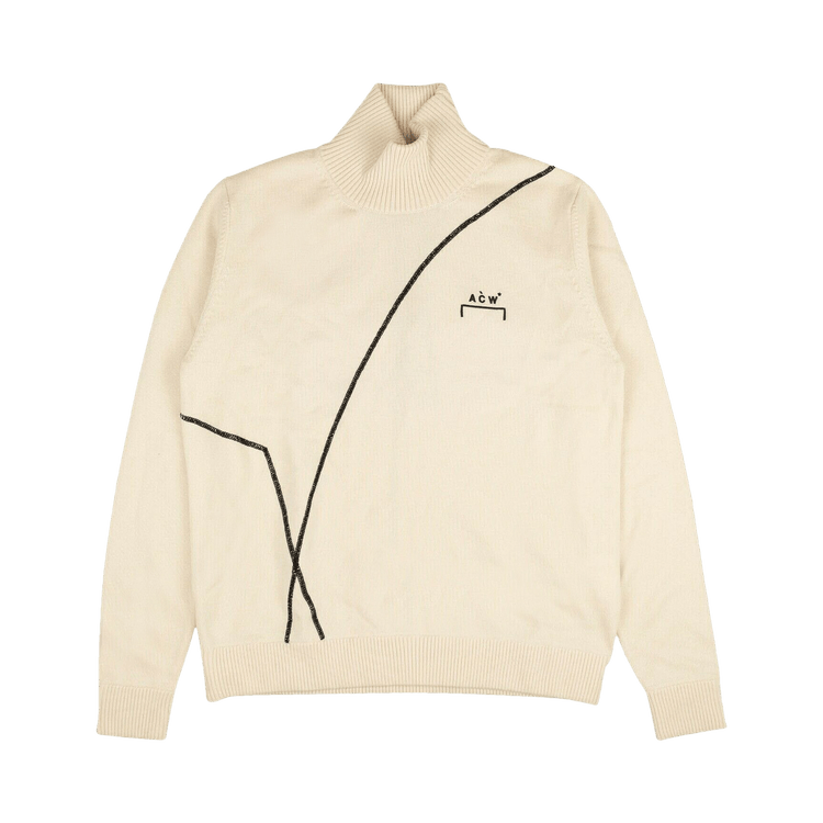 A-Cold-Wall* Logo Turtleneck Sweater "Bone"