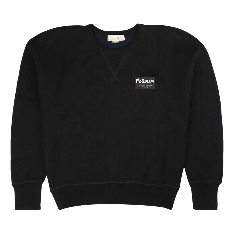 Alexander McQueen Logo Crewneck "Black"