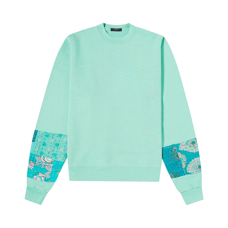 Amiri Quilted Artpatch Crew "Green"