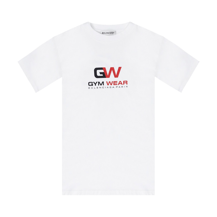 Balenciaga Gym Wear T-Shirt "White"