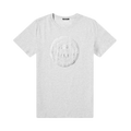 Balmain Metallic Coin Print Tee "Heather Grey"