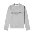 Balmain Logo Crewneck Sweatshirt "Heather Grey"