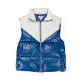 Bottega Veneta Puffer Vest "White/Blue"