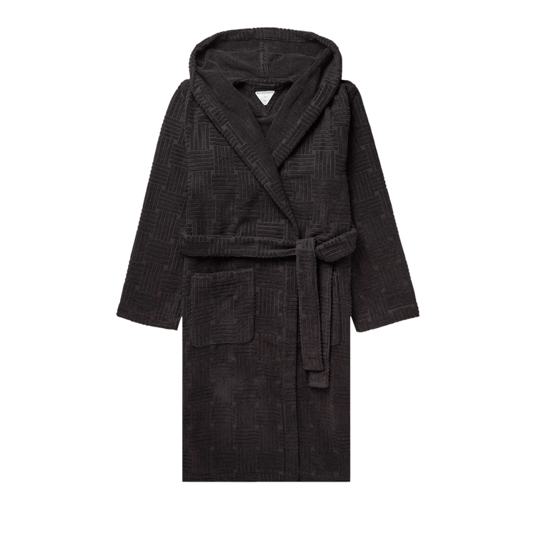 Bottega Veneta Patterned Bathrobe "Brown"