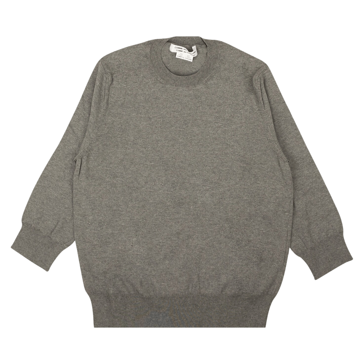 Comme des Garçons Crewneck Pullover Sweater "Grey"