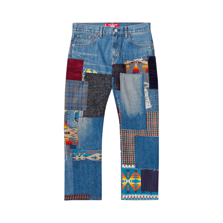 Junya Watanabe MAN x Levi"s Patchwork Denim Pants "Indigo'