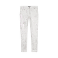 PURPLE BRAND Foiled Finish Skinny Jeans "White"