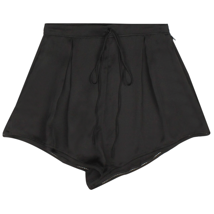Saint Laurent Silk Shorts "Black"