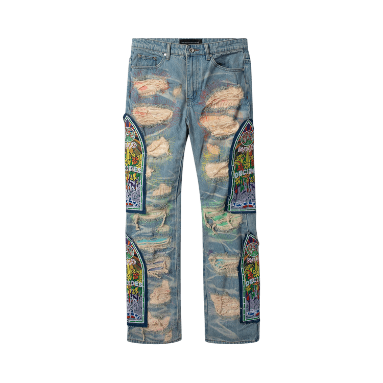 Who Decides War Fusion Denim Jeans "Multicolor"
