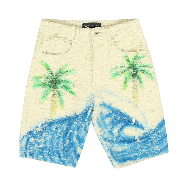 Who Decides War Farley Hill Denim Shorts "Multicolor"
