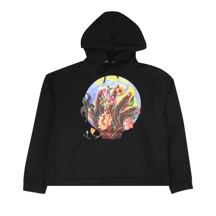 Who Decides War Roots Of Peace Hooded Pullover "Black"